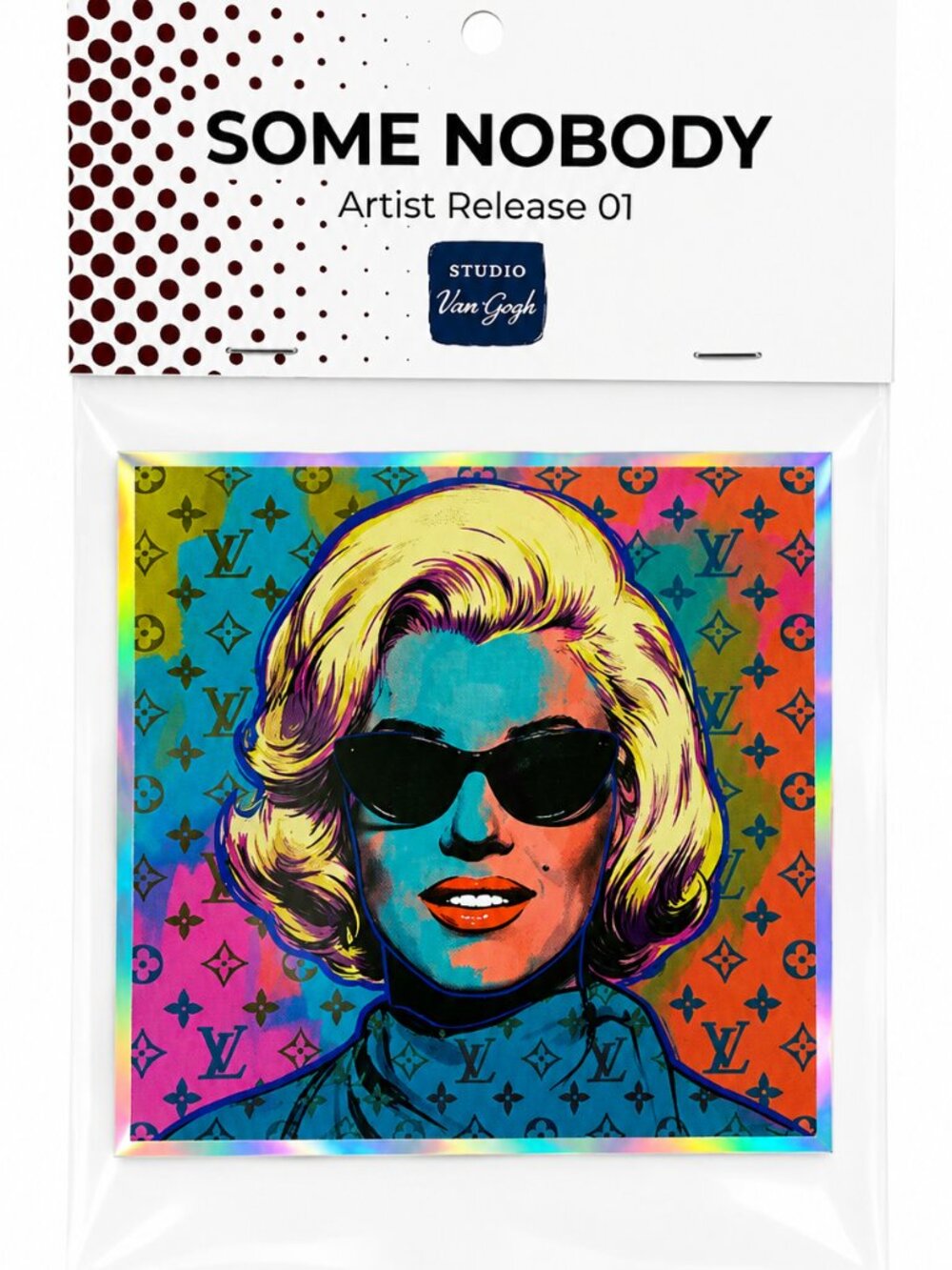 Some Nobody Artist Release 01 Sticker - LV Marilyn Monroe - NWT
